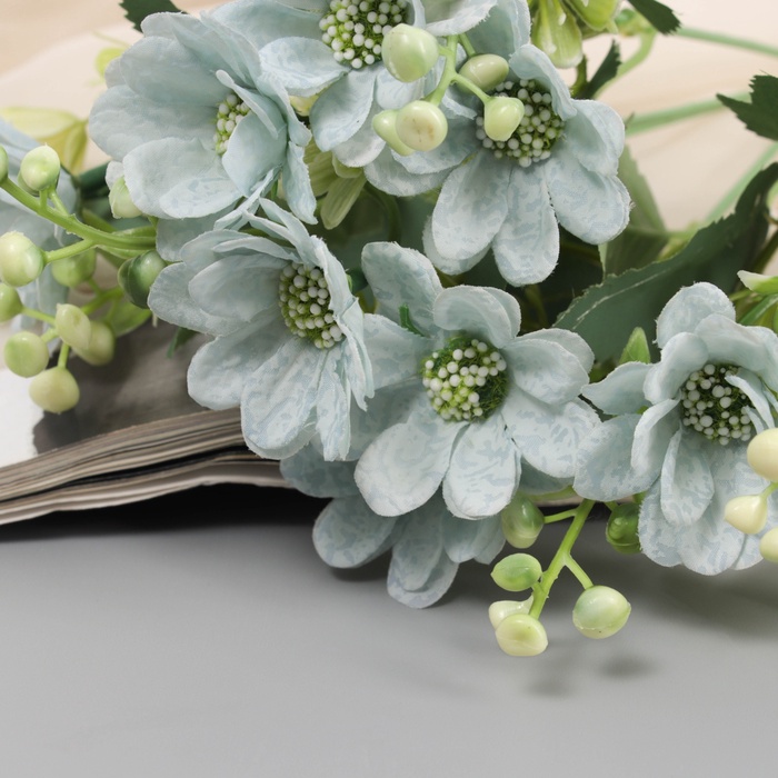 Букет искусственный «Тысячелистник птармика», h=28 см, МИКС