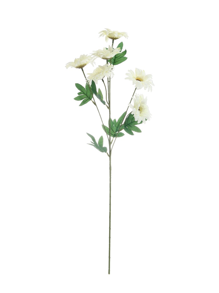 Цветы искусственные «Гербера садовая», 6×50 см, белые