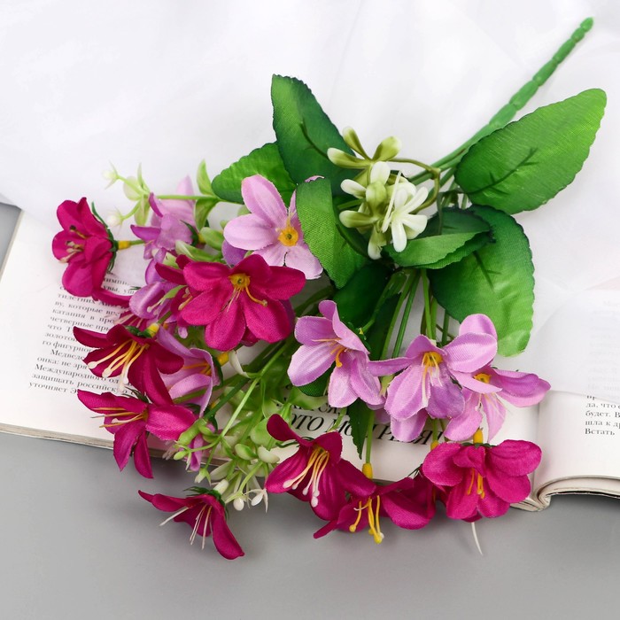 Букет искусственный «Мелкоцвет галант», 4×27 см, МИКС