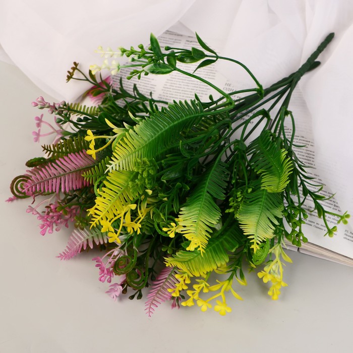 Букет искусственный «Рукола галант», h=26 см, МИКС