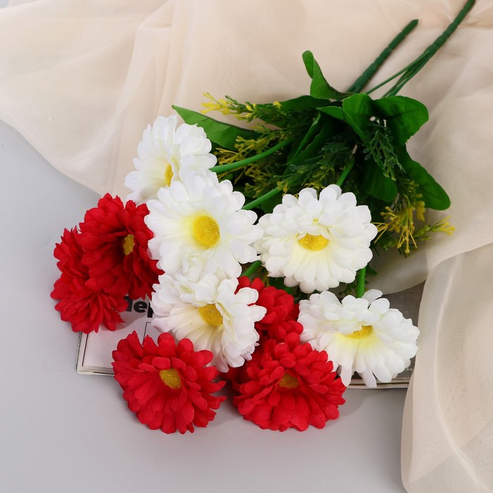 Букет искусственный «Цинния открытая», 6×34 см, МИКС