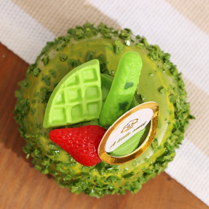 Муляж с магнитом «Пирожное Джоли» матча, 7×7×6 см