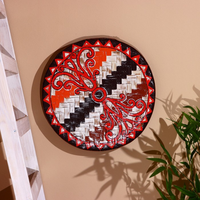 Настенный декор «Буу», 50 см, бамбук