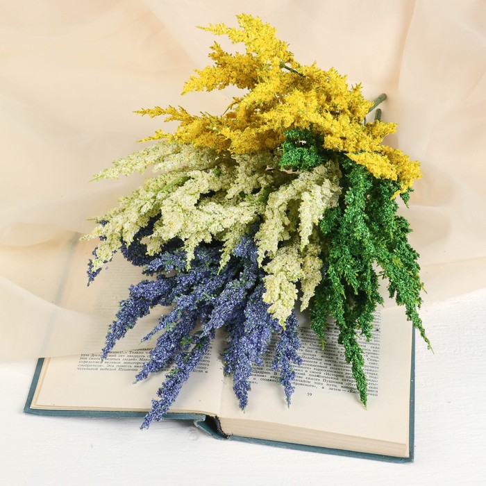 Букет искусственный «Травка лечебная», h=35 см