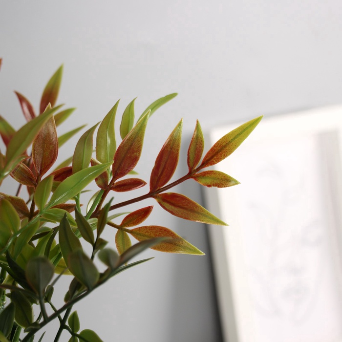 Искусственный цветок в горшке «Хамедорея эстра», 22×8.5 см, МИКС