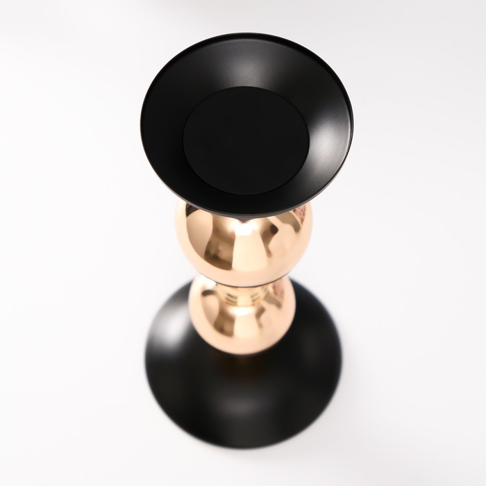 Металлический подсвечник на 1 свечу «Амани», d=7.5 см, 10×10×22.5 см