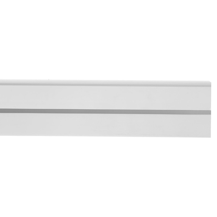 Карниз однорядный 260 см, цвет белый