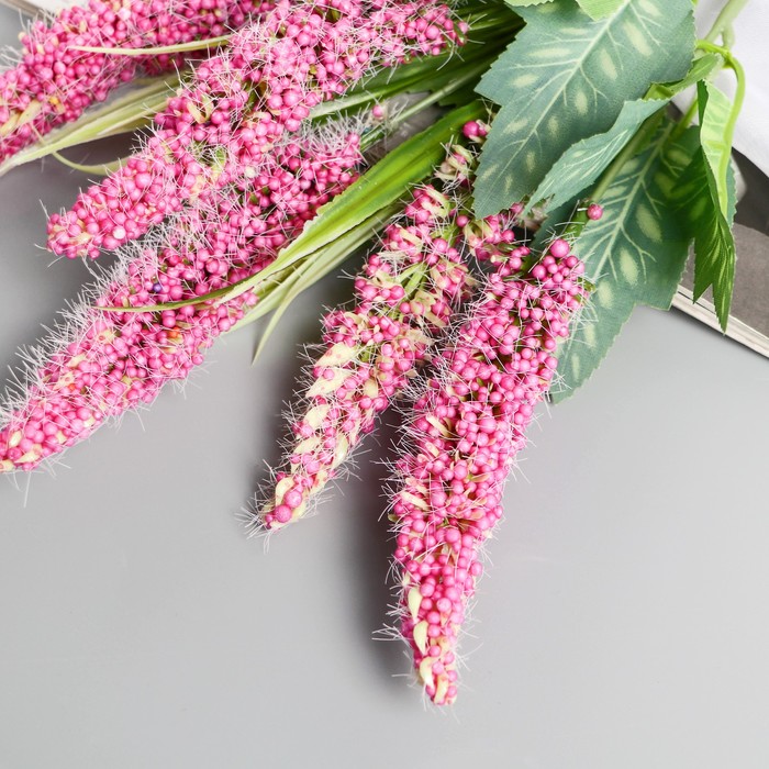 Букет искусственный «Пушица лаванда экстра», h=30 см, МИКС