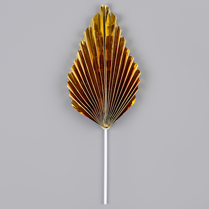 Топпер для торта «Перо», золотой