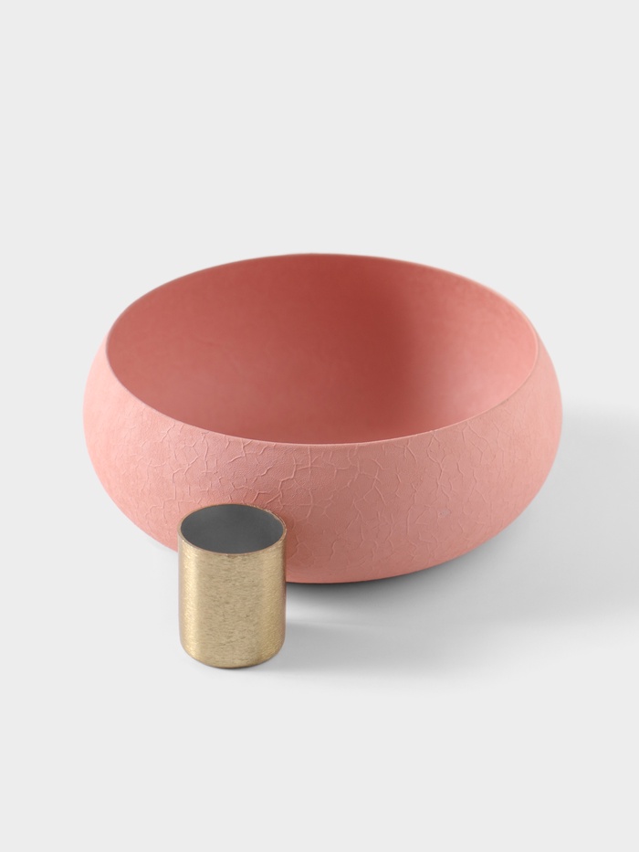 Подсвечник на 1 свечу на магнитах «Пудровый», 11×11×4 см