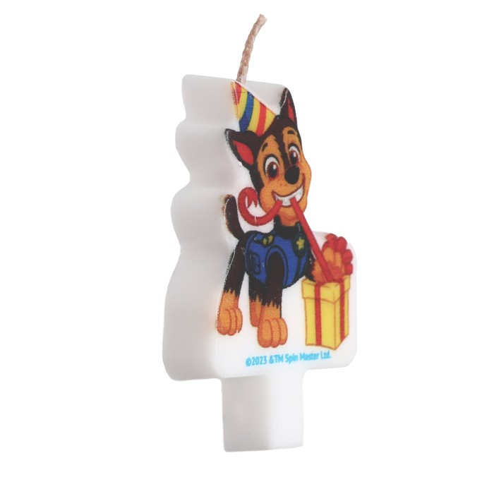 Свеча в торт набор, Щенячий патруль, 3 шт.