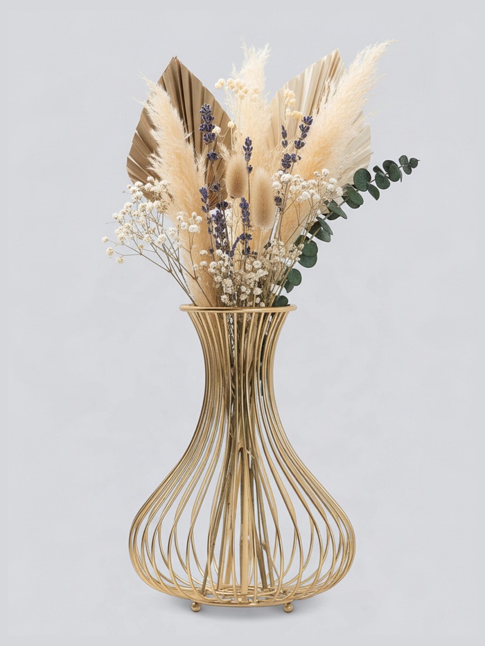 Копилка для винных пробок «Доляна. Ваза Голд», золотая