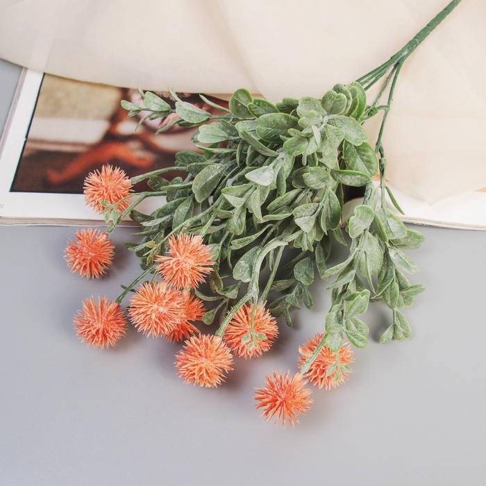 Букет искусственный «Мордовник элит галант», h=29 см, МИКС, с напылением