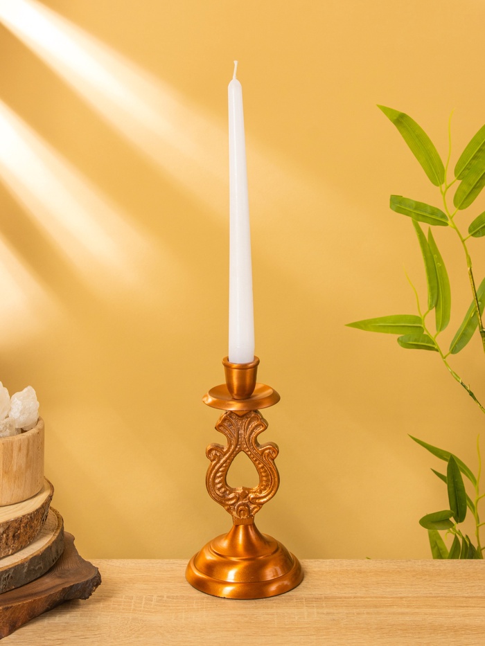 Подсвечник «Нежность», 10×10×18.5 см, алюминий