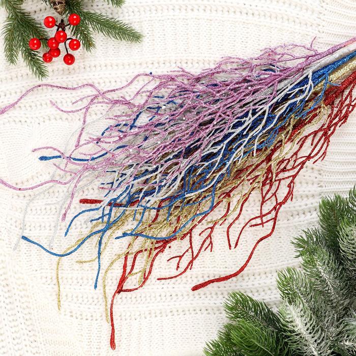 Декор «Блеск», волшебная веточка, h=66 см, МИКС