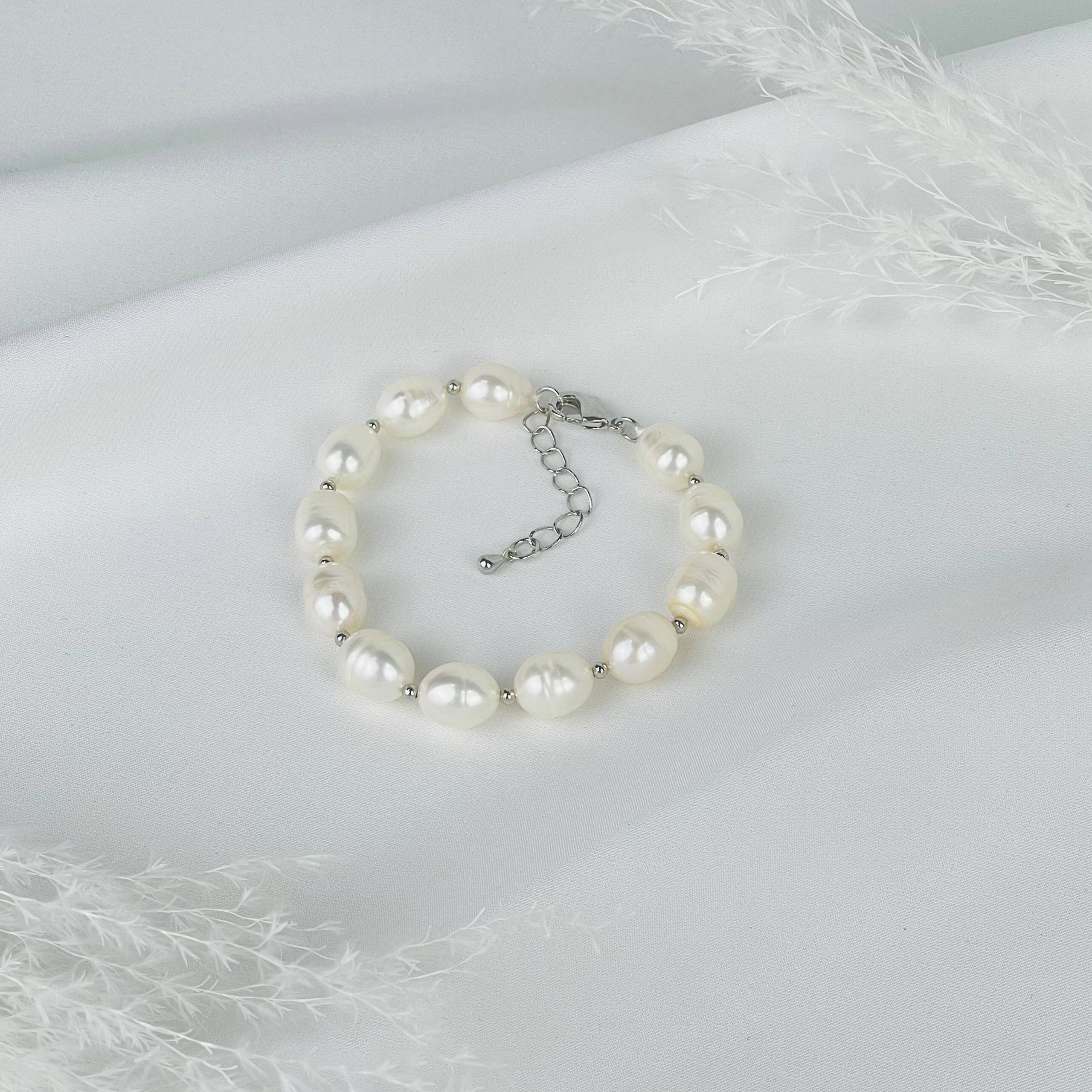 Радуга Самоцветов Браслет из Жемчуга