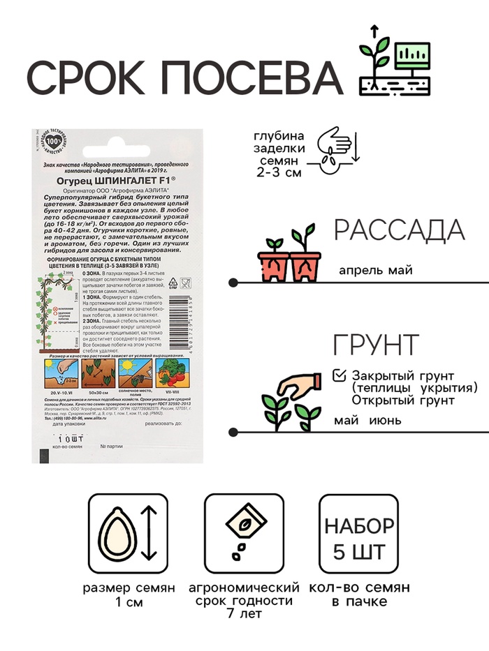 Семена Огурец