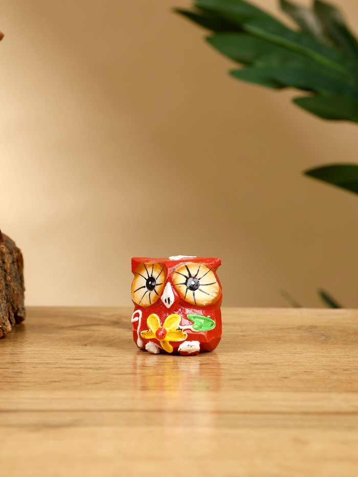 Набор сувенирный «Совята», h=4 см, h=3 см, h=2 см, дерево, коричневый