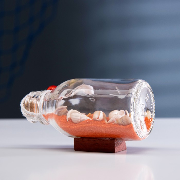 Фигурка «Сувенир в бутылке. Ракушки», 12×6×6 см, МИКС