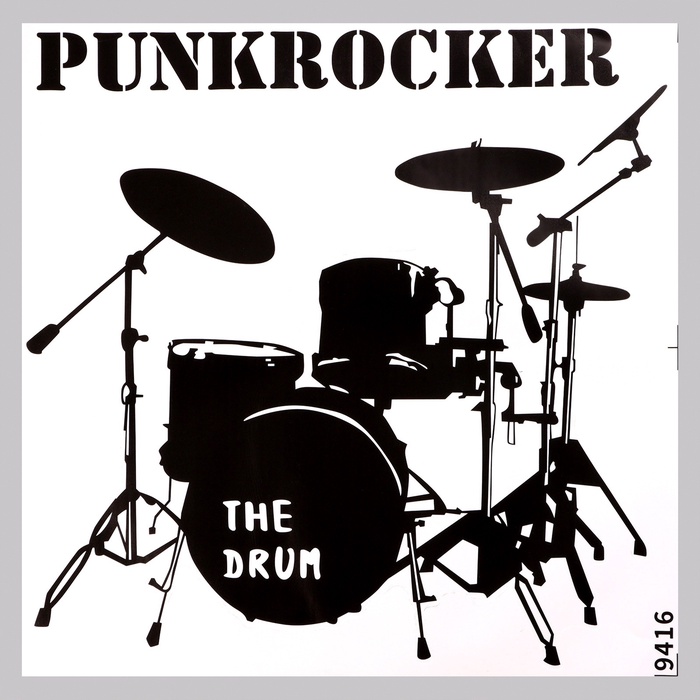 Интерьерная наклейка 3Д TAKE IT EASY «Рокер», 58×57 см