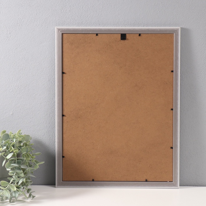 Фоторамка для фото 30×40 см «Пробковое дерево», пластик, серая, 1.5×33.6×43.6 см