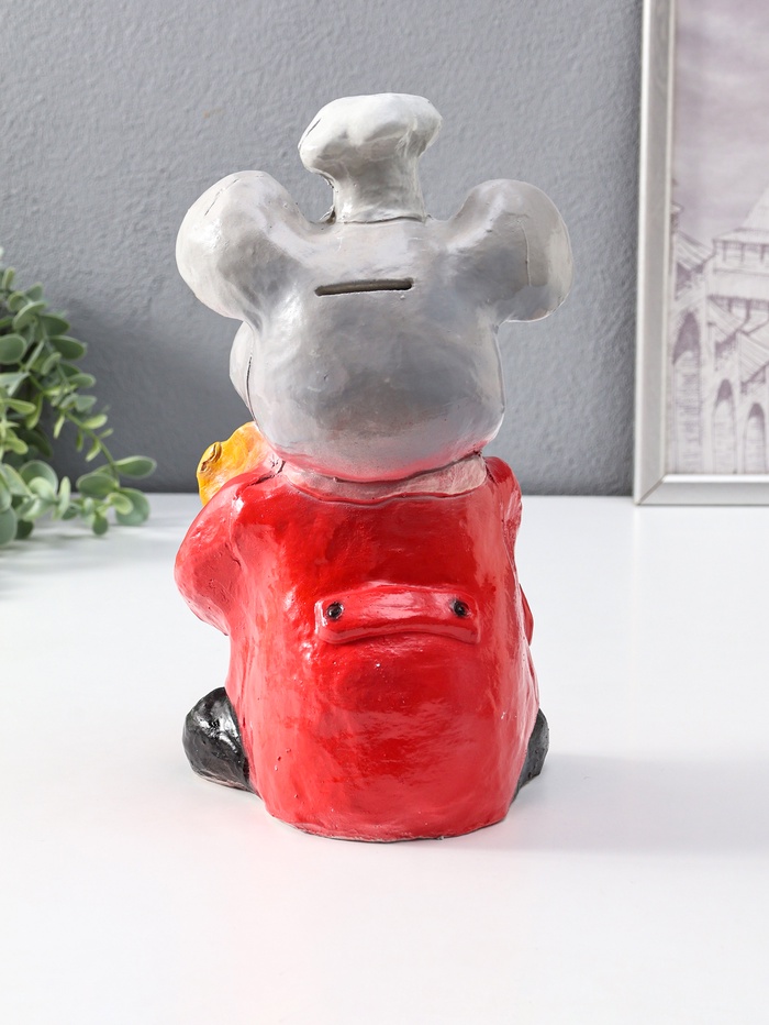 Копилка для денег «Мышка повар», гипс, 27 см