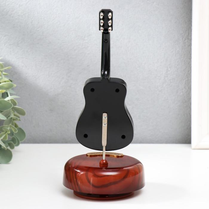 Сувенир музыкальный механический «Гитара», пластик, 21×9.5×9.5 см