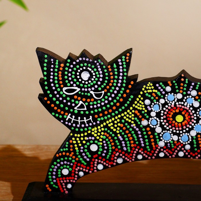 Сувенир «Котяра», на подставке, 30×6×17 см, албезия