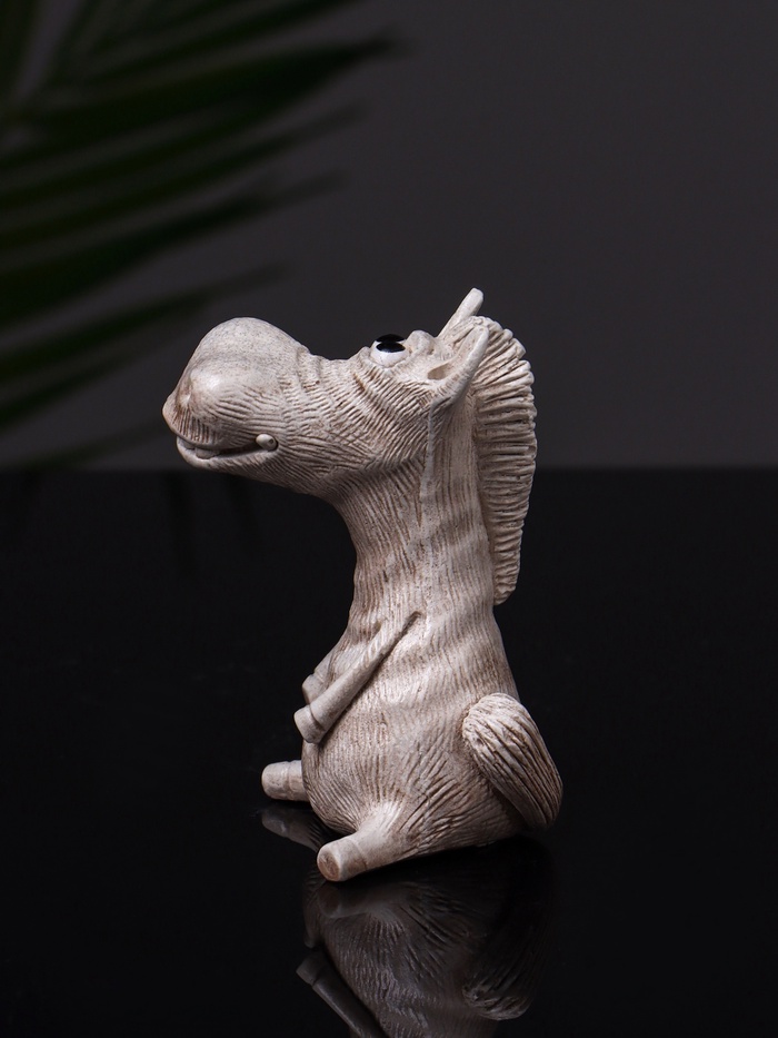 Фигурка гипс «Конь Гриша», 7×5×5 см, бежевый