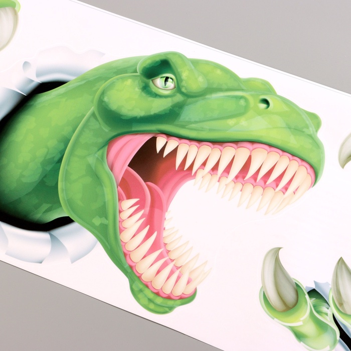 Интерьерная наклейка 3Д TAKE IT EASY «Тирекс», 87×46 см