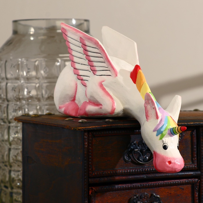 УЦЕНКА Сувенир дерево «Единорог» 20×12×6 см