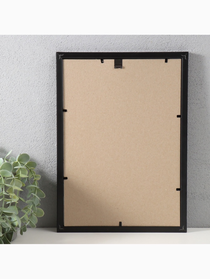 Фоторамка для фото 21×30 см Keep memories «Модерн», пластик, чёрный, (пластиковый экран)