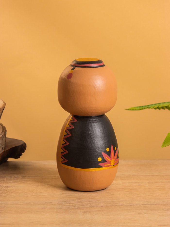 Японская кукла кокеши «Медвежонок», 7×7.5×15 см