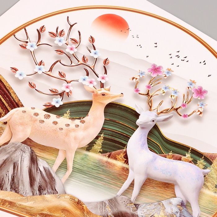 Интерьерная наклейка 3Д TAKE IT EASY «Сад Дзен», 135×56 см