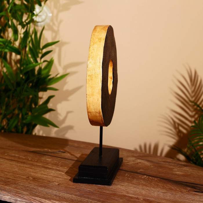 Декор на подставке «Кольцо», 25×9×36 см, дерево албезия