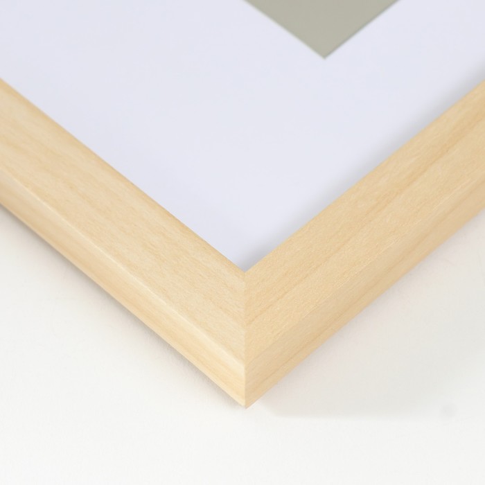 Фоторамка для фото 21×30 см Ellis, МДФ, с паспарту, натуральный