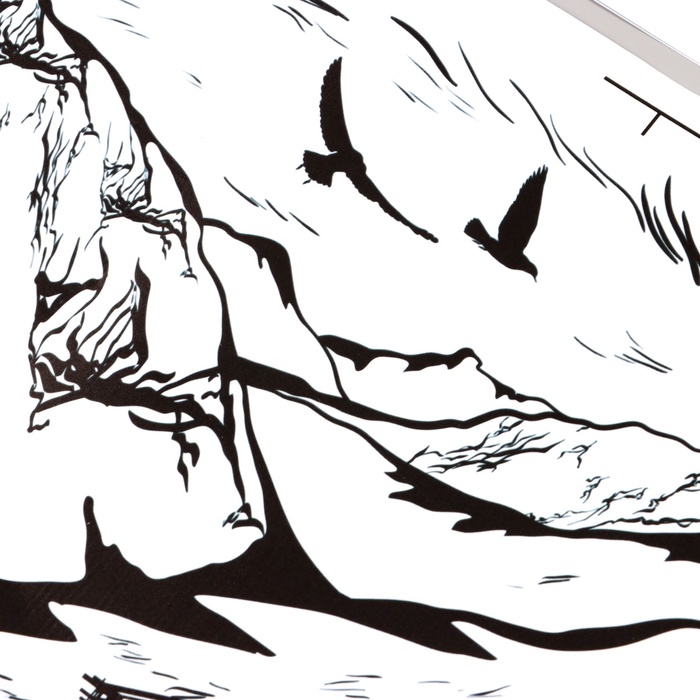 Интерьерная наклейка 3Д TAKE IT EASY «Лось», 90×60 см