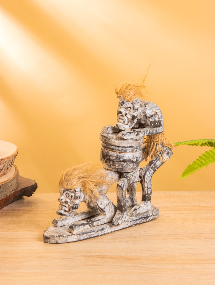 Шкатулка «Аборигены», дерево