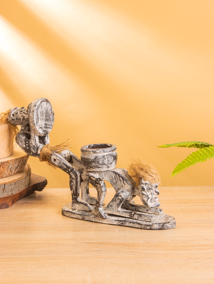 Шкатулка «Аборигены», дерево