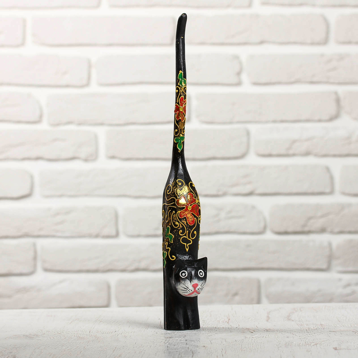 Сувенир «Кошечка», 7×4×35 см, дерево