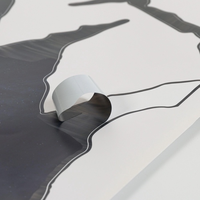 Интерьерная наклейка 3Д TAKE IT EASY «Космос с планетой», 90×60 см