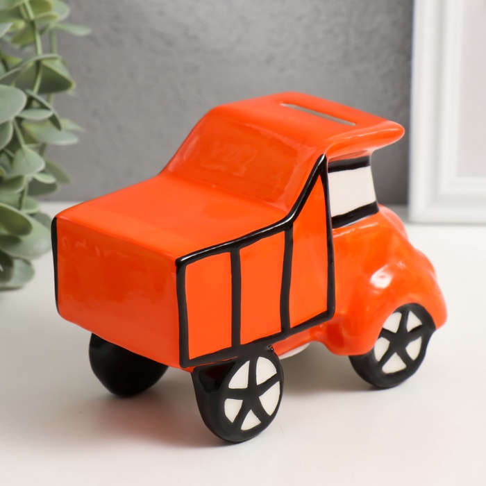 Копилка для денег «Грузовичок», керамика, 13×6.5×9 см