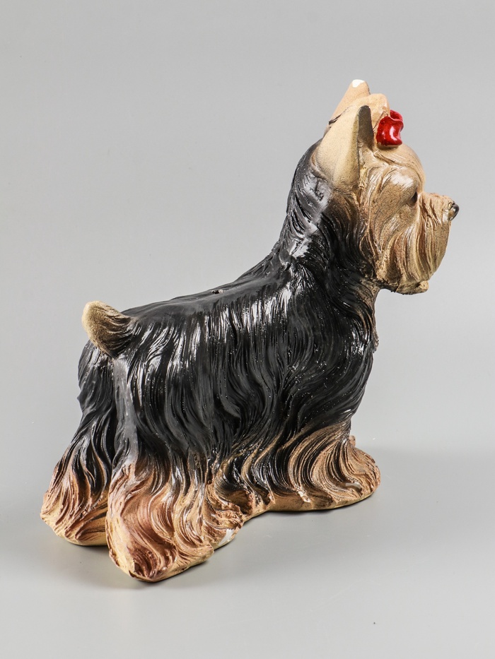 УЦЕНКА Копилка «Йоркширский терьер» стоя, 16×32×28 см