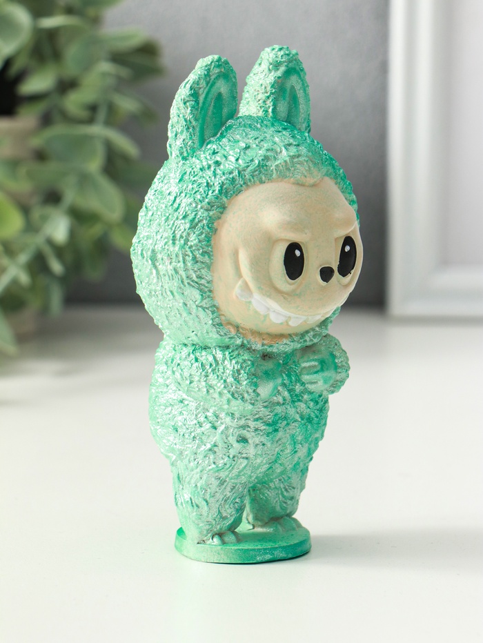 Фигурка гипс «Чудик», 13×6.5×5.5 см, мята