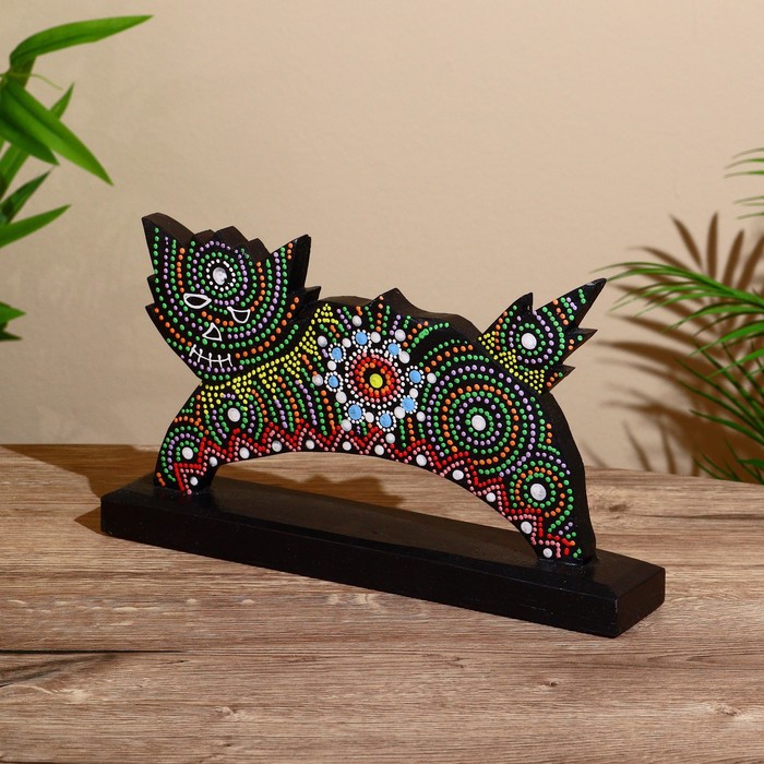 Сувенир «Котяра», на подставке, 30×6×17 см, албезия