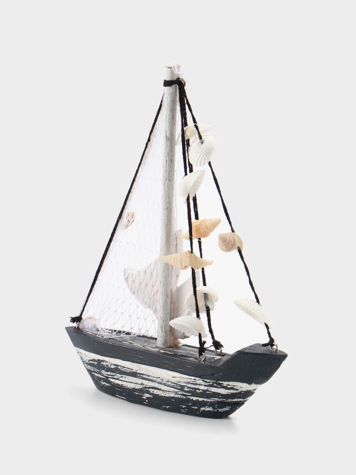 Сувенир «Кораблик с ракушками», 13×3×18 см