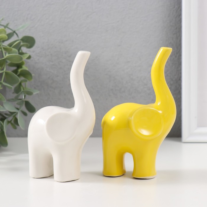 Фигурка керамика «Слоник», цветной, 5.5×7.5×12.5 см, МИКС