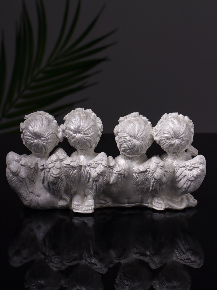 Фигурка гипс «Ангелы Love», 7×13×5 см, перламутр