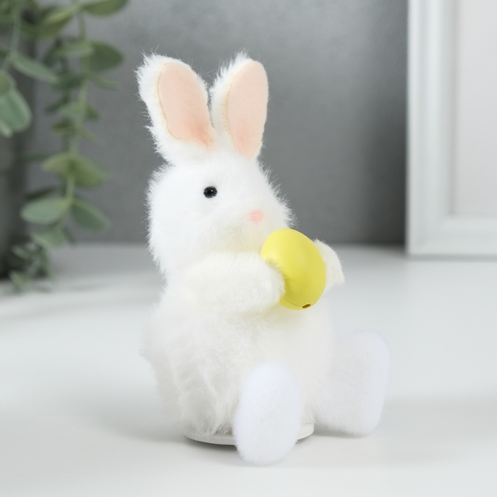 Фигурка «Зайка с яичком», 6.5×7×11.5 см