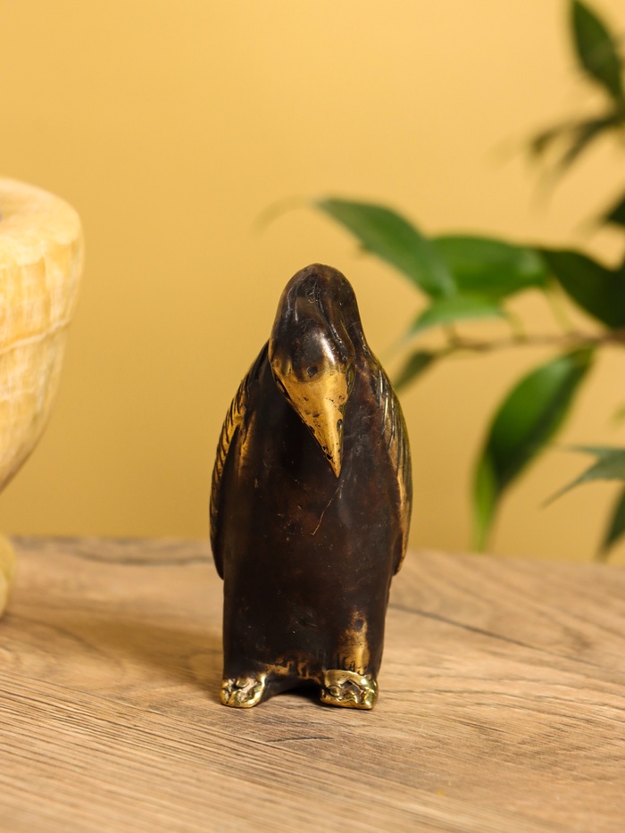 Сувенир «Пингвин», 5×4×7 см, бронза